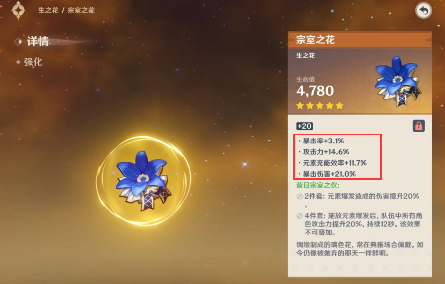 原神：圣遗物系统解说—属性分析及玩法心得