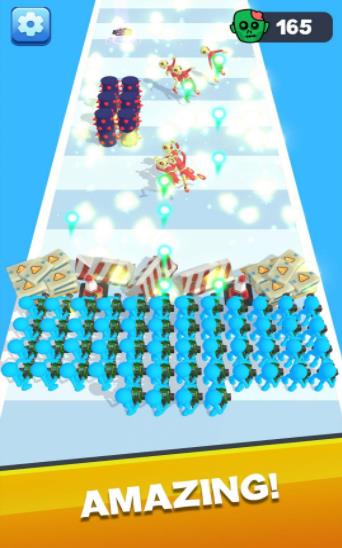 僵尸攻击简笔画战争