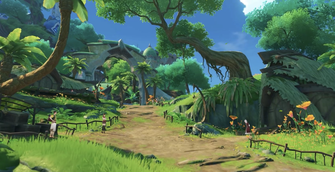 原神：须弥前瞻曝出更多信息，颠倒浮空的神秘遗迹和冲破天际的龙卷风