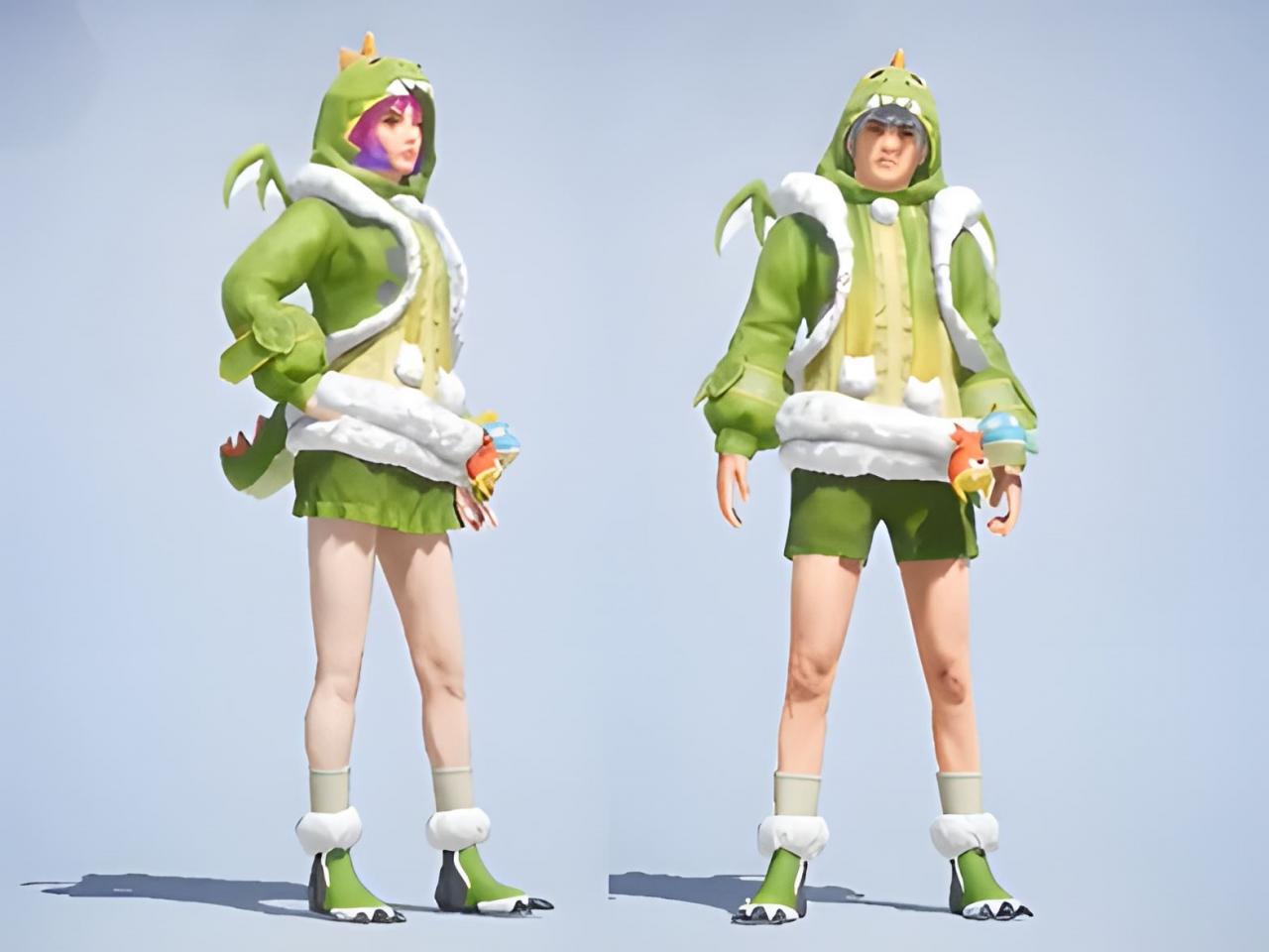 “吃鸡”恐龙新军需抢先看，猫包2.0来了，3款动物套装萌度很高