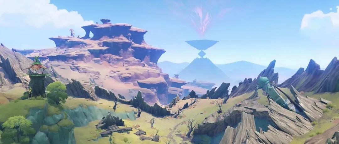原神：须弥前瞻曝出更多信息，颠倒浮空的神秘遗迹和冲破天际的龙卷风