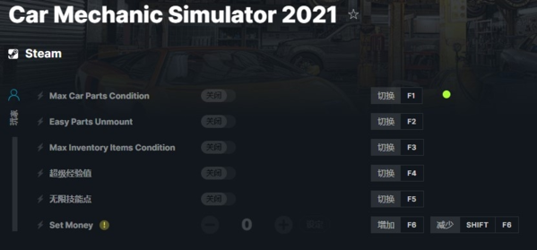 Car Mechanic Simulator 2021六项修改器