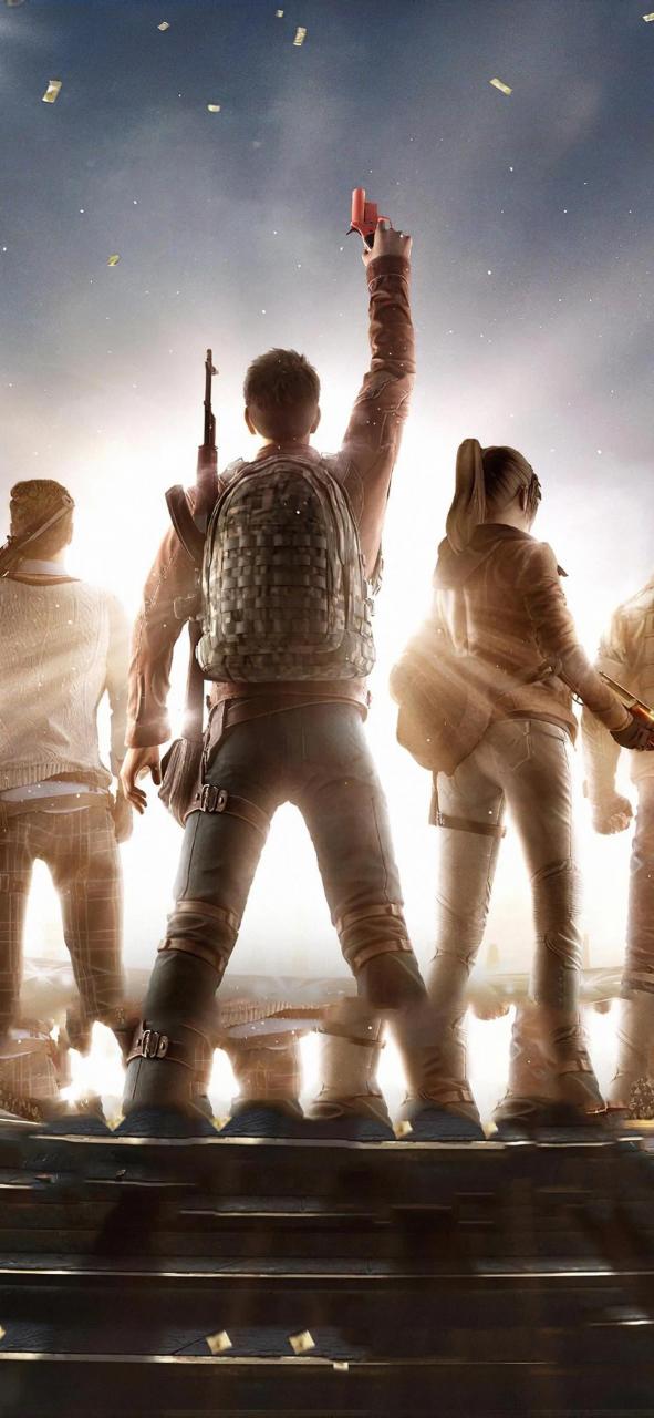 今日壁纸分享 和平精英超清iphone壁纸 还记得最初的小黄衣么