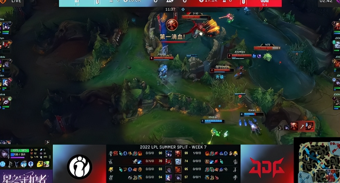 LOL：Kanavi佛耶戈残局收割者 JDG实力碾压2比1力克IG登顶积分榜首