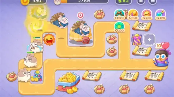 保卫萝卜4白萝卜传奇 第一关攻略