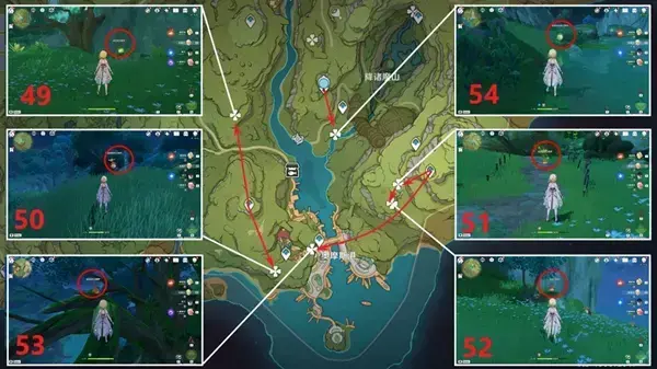 原神3.0兰那罗位置列表——64个兰那罗位置汇总 原神3.0兰那罗位置列表——64个兰那罗位置汇总