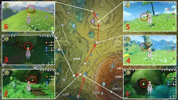 原神3.0兰那罗位置列表——64个兰那罗位置汇总 原神3.0兰那罗位置列表——64个兰那罗位置汇总