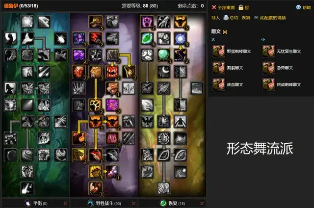 wow9.1野德天赋(魔兽世界正式服野德天赋)