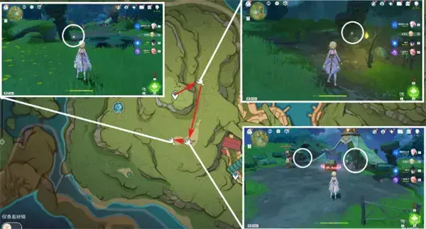 原神沿着遗迹寻找碎片位置(原神怎么收集元素能量)