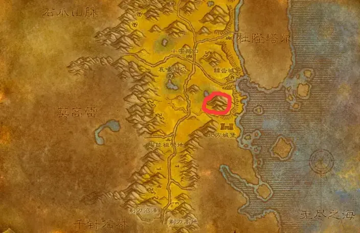 魔兽世界怀旧服荆棘谷迅猛龙位置(魔兽世界怀旧服幽暗沼泽简要攻略)