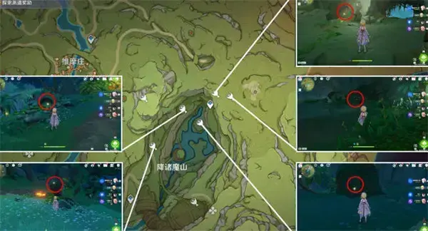 原神沿着遗迹寻找碎片位置(原神怎么收集元素能量)