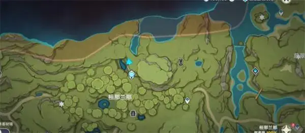 原神的棕色兰纳罗在哪里？