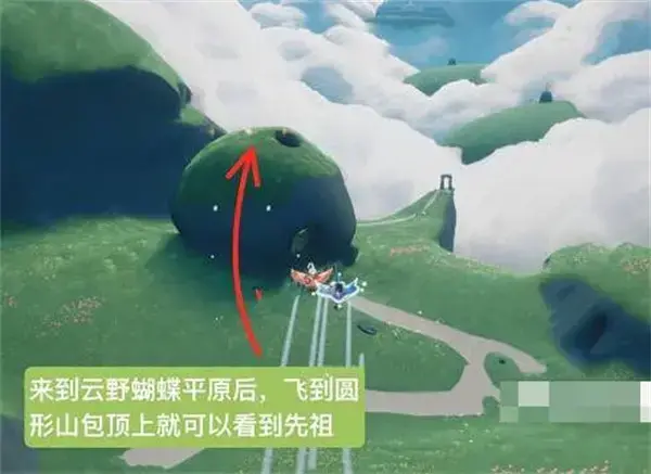 光遇蝴蝶结祖宗的位置在哪里