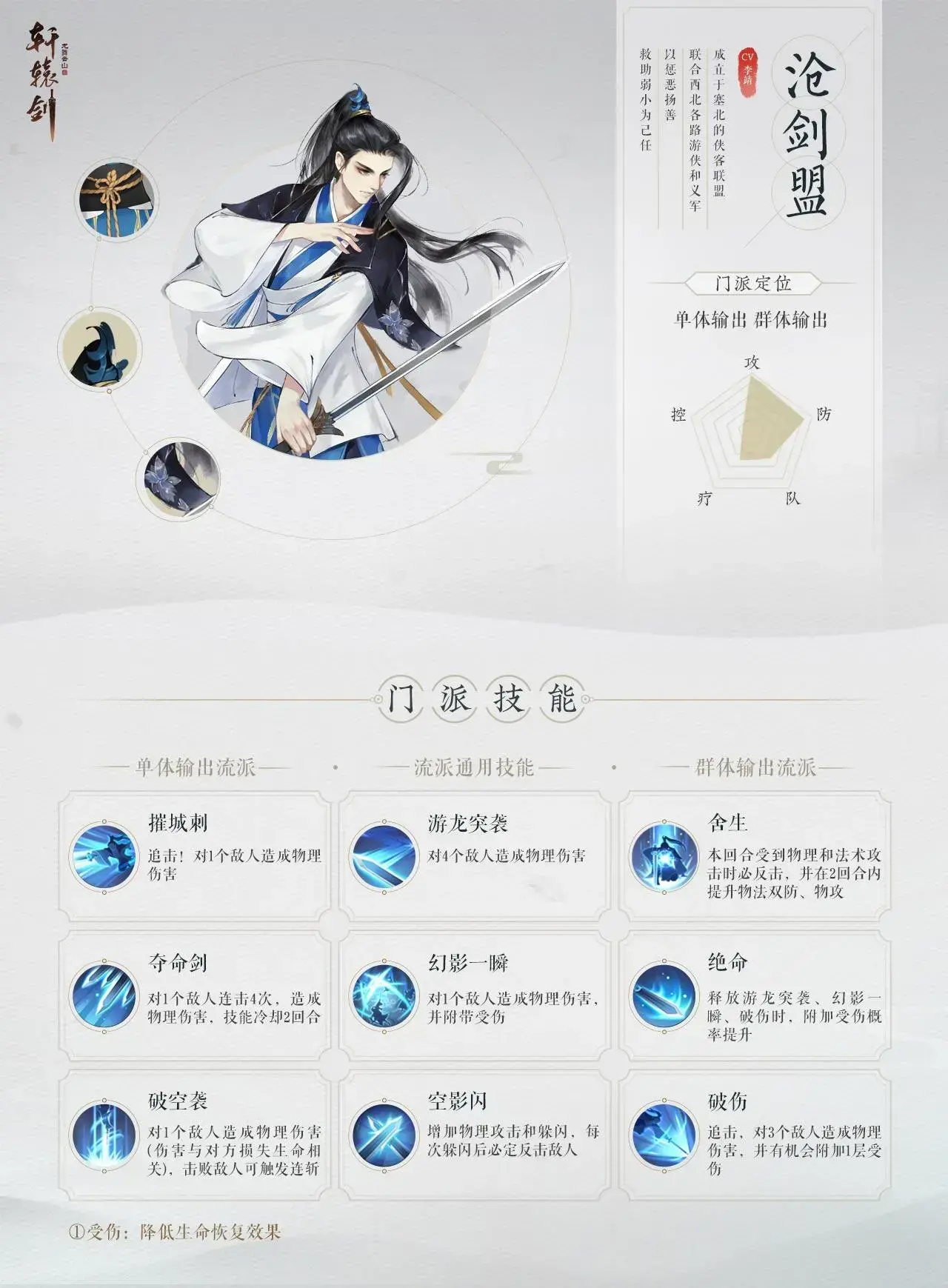 攻防支援，各有所长！103010门派选择指南