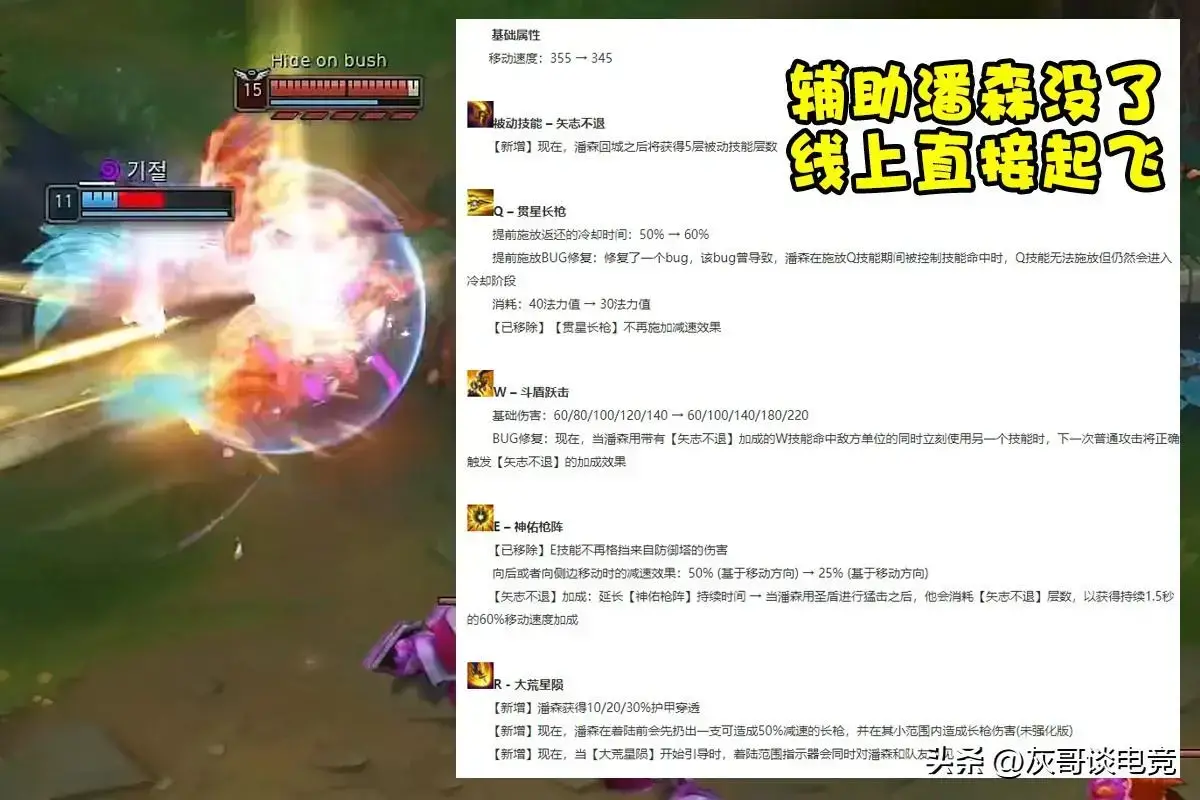 LOL在6级之前就认识到了战力的天花板，后期因为太弱而重做，最后变成了版本弃用——