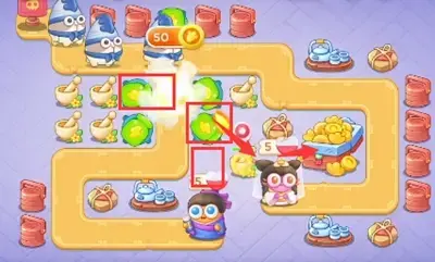 保卫萝卜4白萝卜传奇第十四关图文攻略