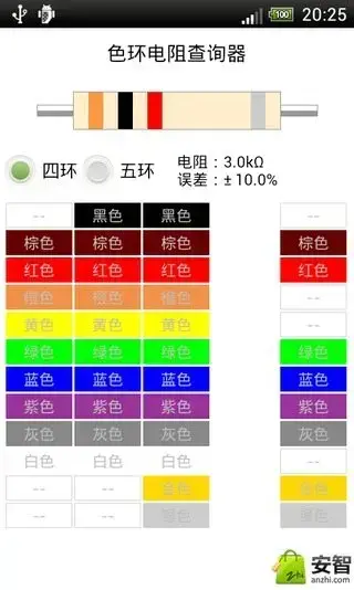 色环电阻查询器2021