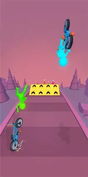 深夜多人自行车