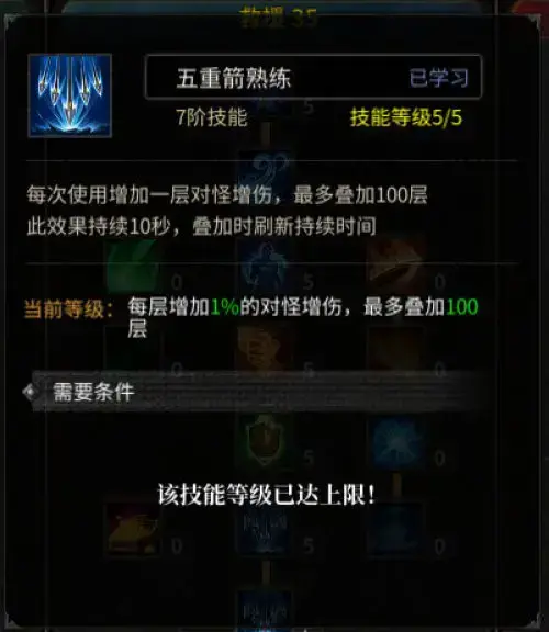 奇迹弓箭手多重箭和五重箭，奇迹弓箭手战神之力