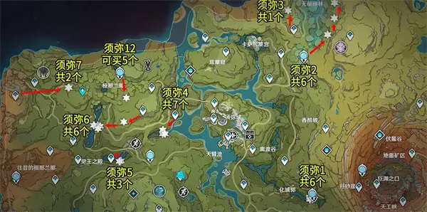 标题元神劫莲最佳采集路线一览