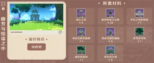 元神须弥家具陈设套装全攻略
