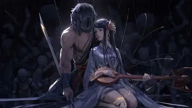 二次元暗黑动漫美少女冷酷图集高清，二次元暗黑动漫美少女冷酷图集壁纸