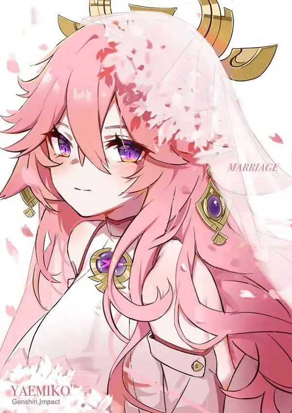 原神八重神子图片壁纸，原神八重神子图片高清壁纸