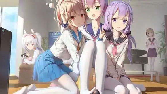 二次元mm黑丝白丝肉腿同人福利插图集赏析