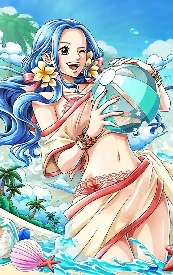 海贼王薇薇公主高清壁纸，海贼王人鱼公主壁纸