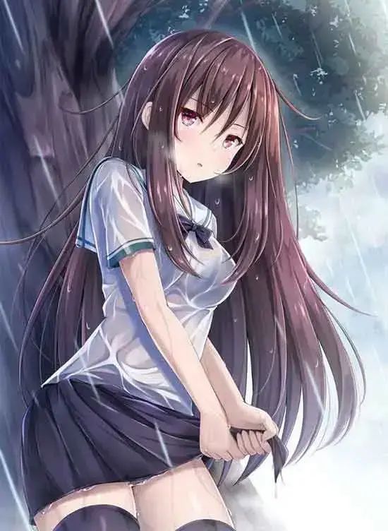 二次元美女的夏日服装图片，二次元美女夏日的图片