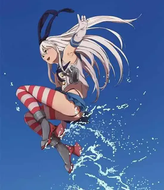 二次元美女的夏日服装图片，二次元美女夏日的图片