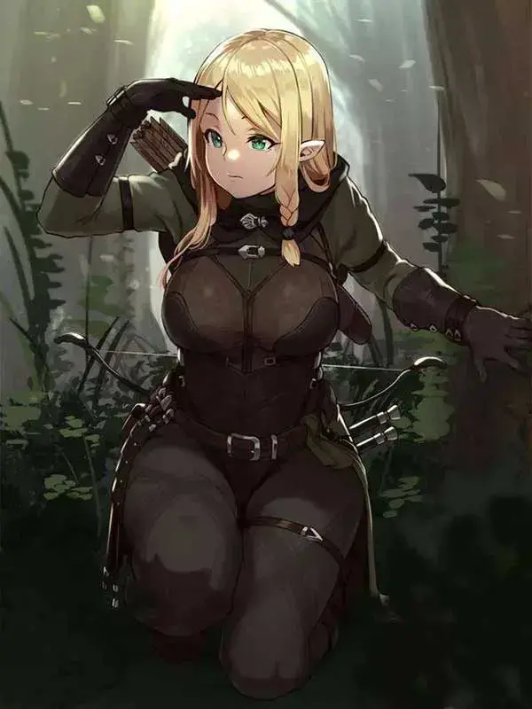 二次元动漫美少女裙子，二次元动漫美少女皮衣