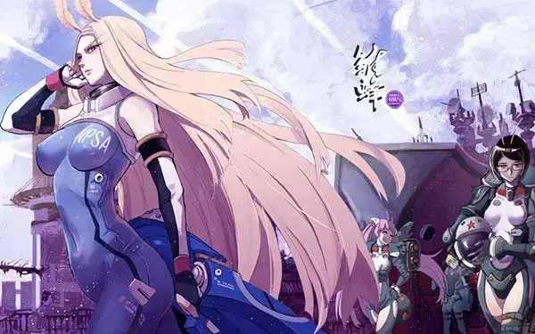 二次元动漫美少女裙子，二次元动漫美少女皮衣