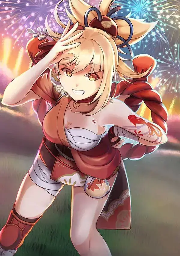 原神宵宫壁纸超清，原神人物壁纸1080宵宫