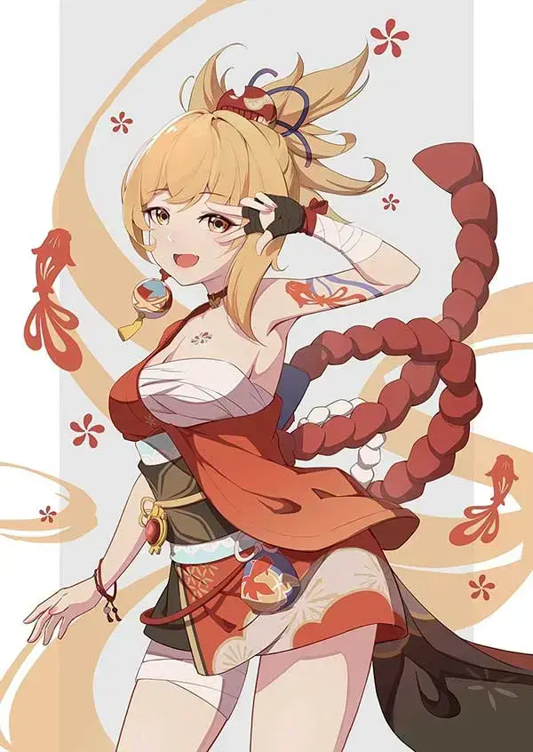 原神宵宫壁纸超清，原神人物壁纸1080宵宫