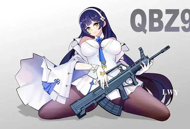 少女前线95式泳装皮肤，少女前线95式夏鸣蝉皮肤高清图片