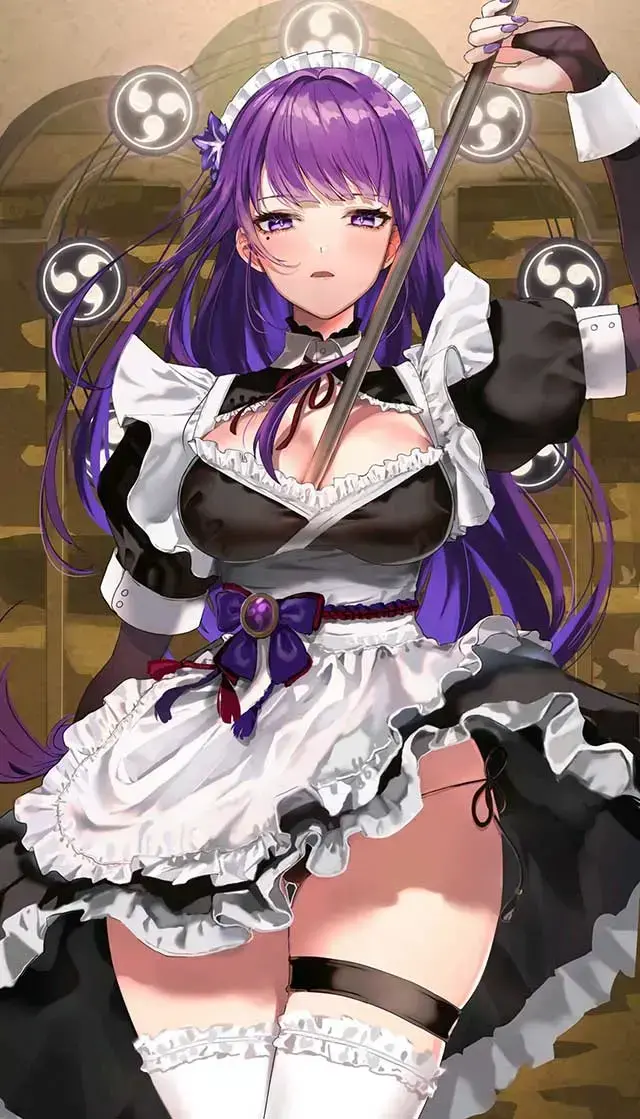 原神雷电将军全身图，雷电将军图片原神