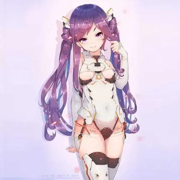 二次元帅气机甲女，二次元机甲美少女