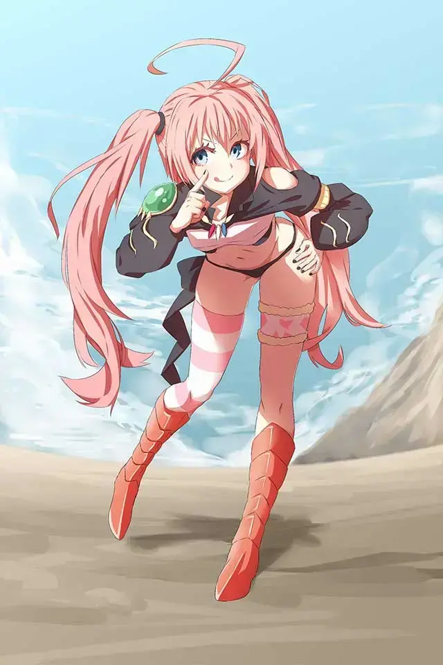 萌王米莉姆同人图，转生变成史莱姆米莉姆同人本 萌王米莉姆福利插画