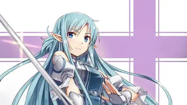 刀剑神域亚丝娜头发为什么变蓝了，刀剑神域亚丝娜水精灵手办