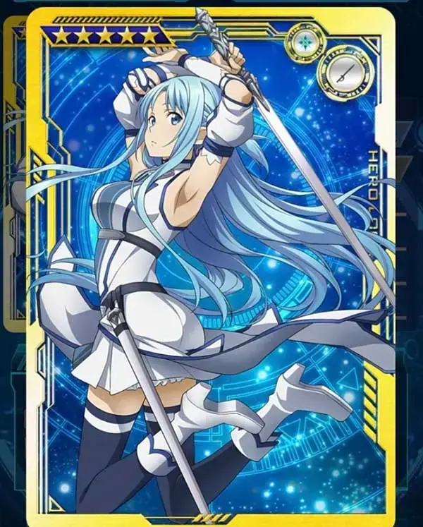 刀剑神域亚丝娜头发为什么变蓝了，刀剑神域亚丝娜水精灵手办