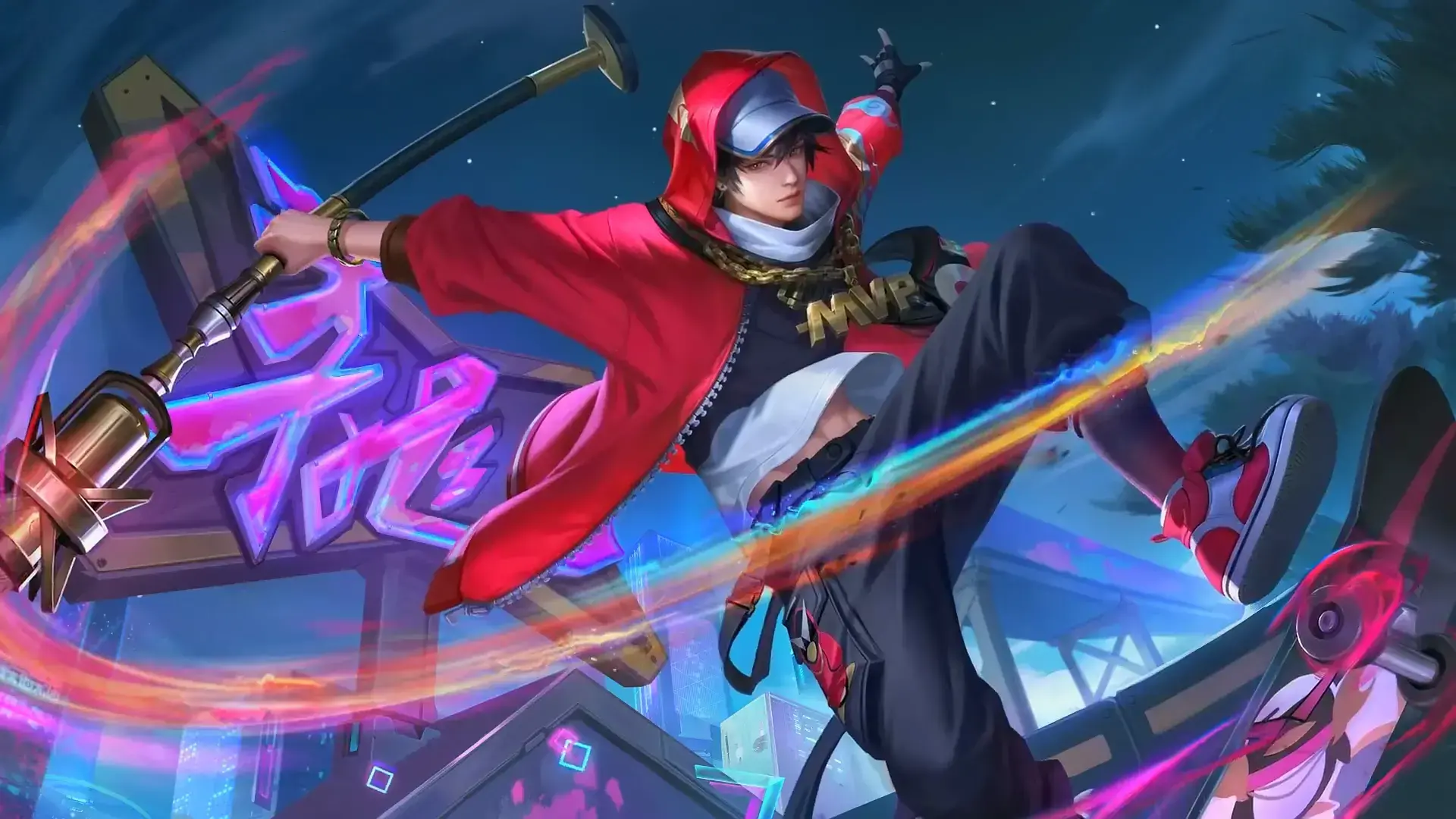 王者荣耀嘻哈天王对比新皮肤，王者荣耀嘻哈天王最新特效