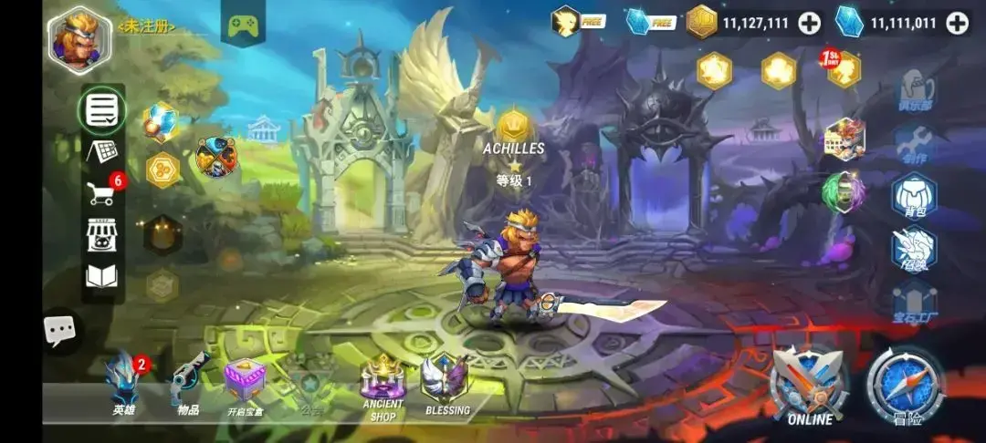 【Android】英雄无限-v1.34.09 2024无限金币钻石版 单机游戏/休闲/闯关/格斗！！