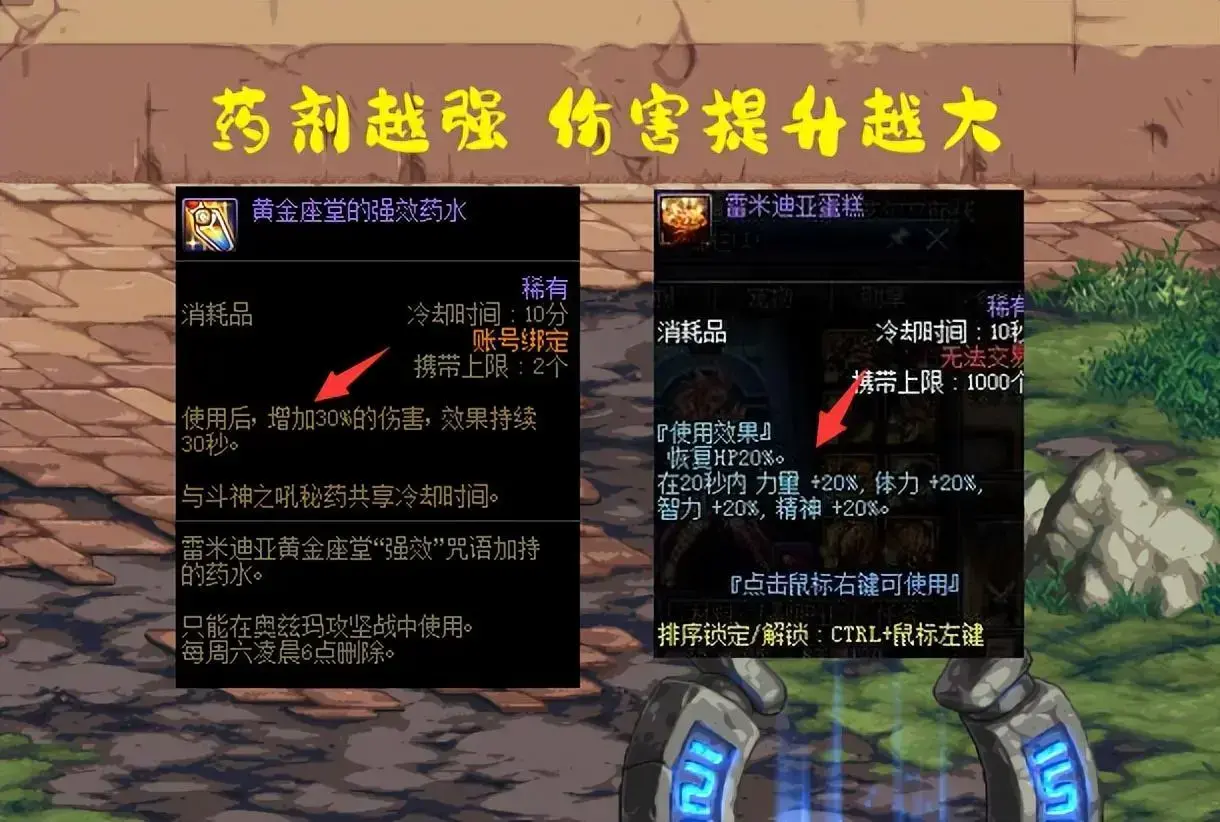 dnf顶级力量药，dnf顶级力量药提升多少