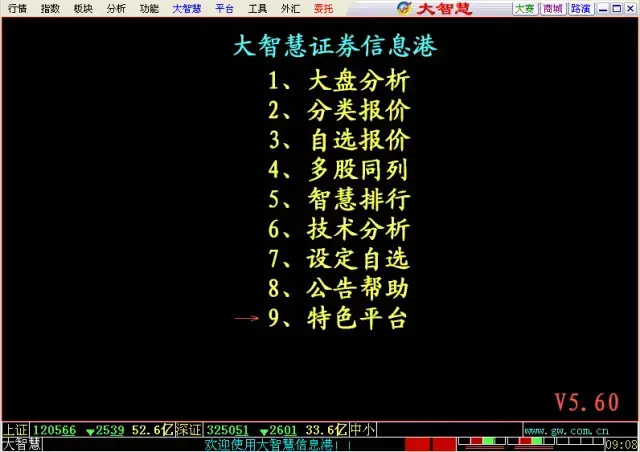 大智慧5.6经典版 大智慧5.6经典版