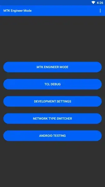 mtk engineer mode
