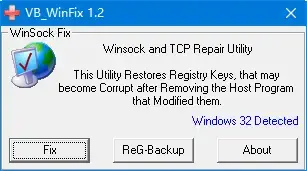 Winsockxpfix修复工具 win7/win10 应用