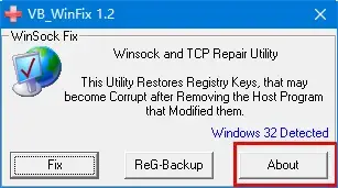Winsockxpfix修复工具 win7/win10 应用