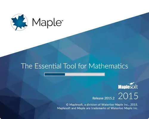 maplesoft maple 2015.2数学和工程计算软件