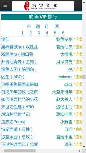 海棠文学城app